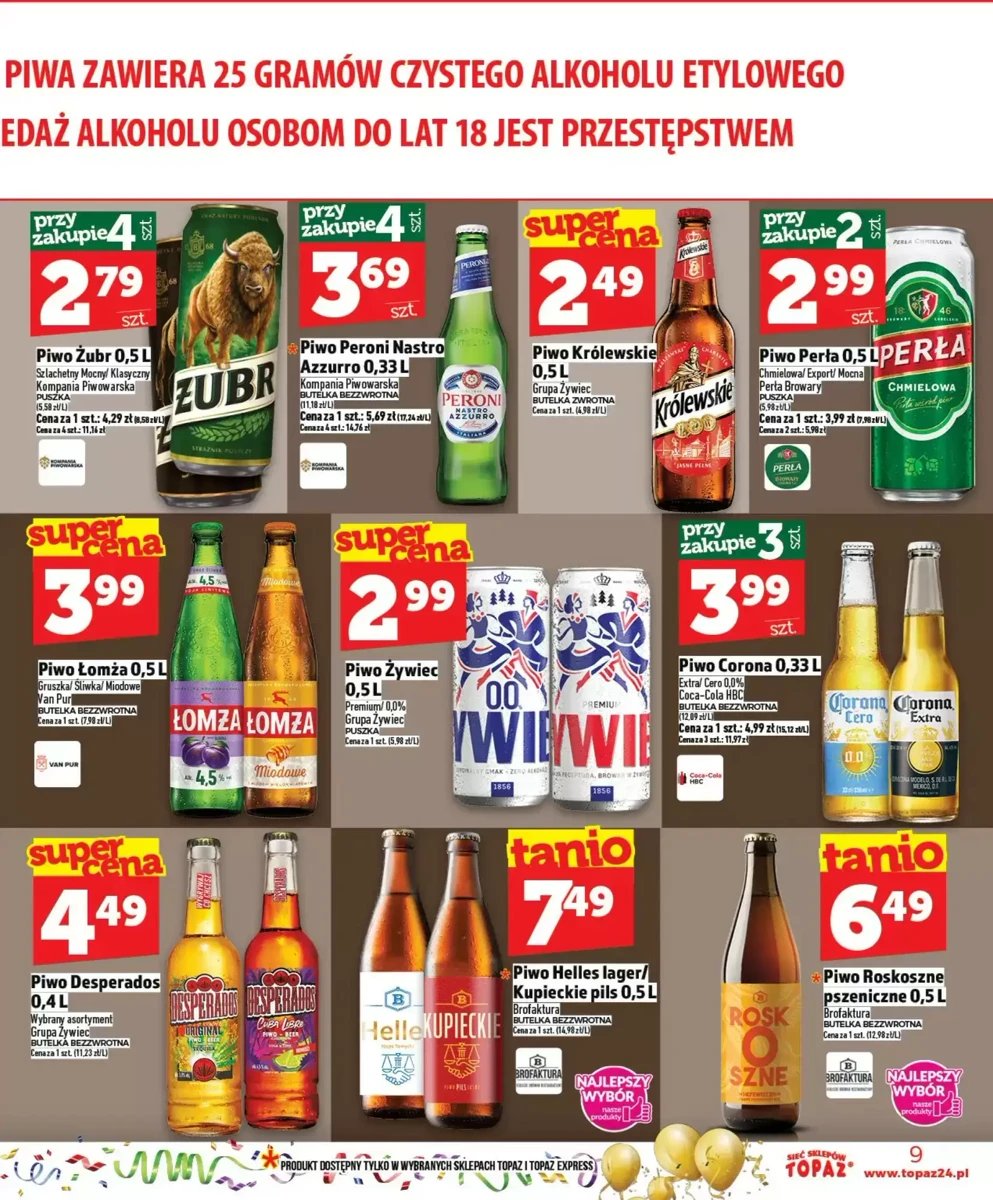 Strona 9 z gazetki Topaz