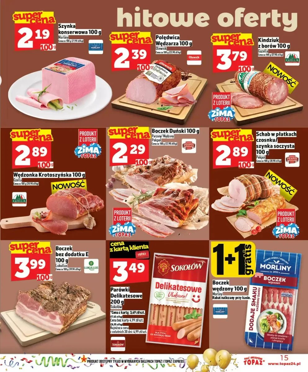 Strona 15 z gazetki Topaz