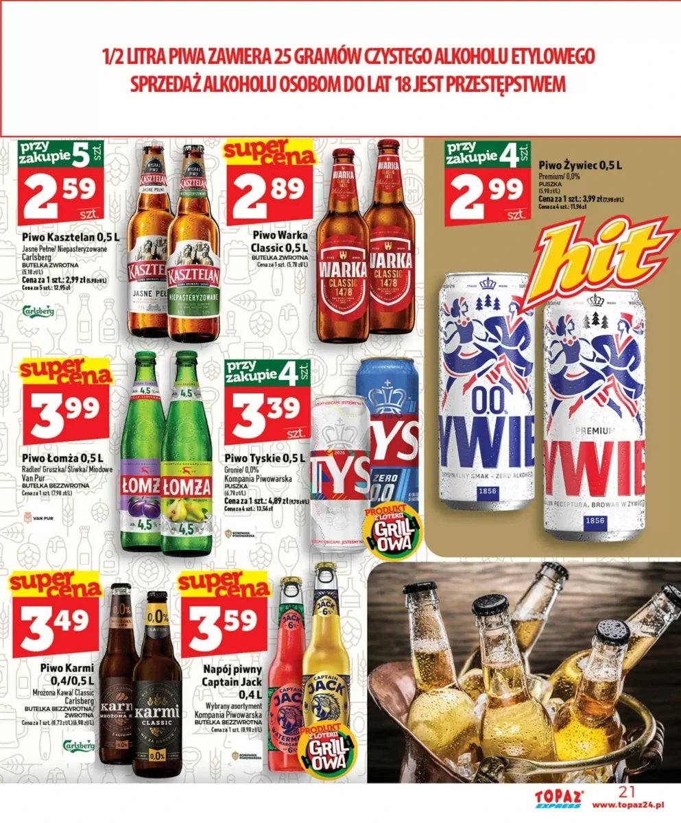 Strona 21 z gazetki Topaz