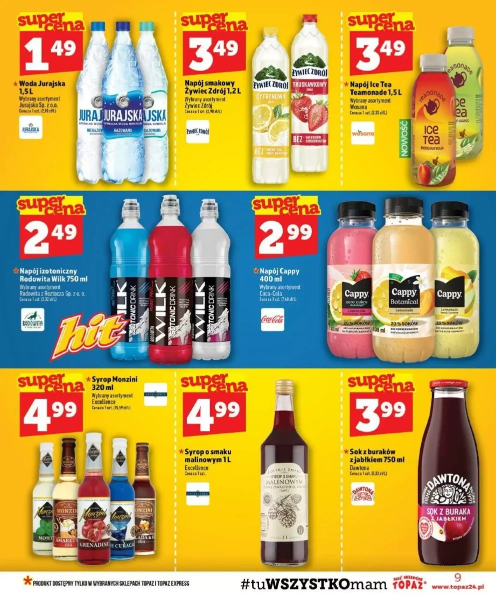 Strona 9 z gazetki Topaz