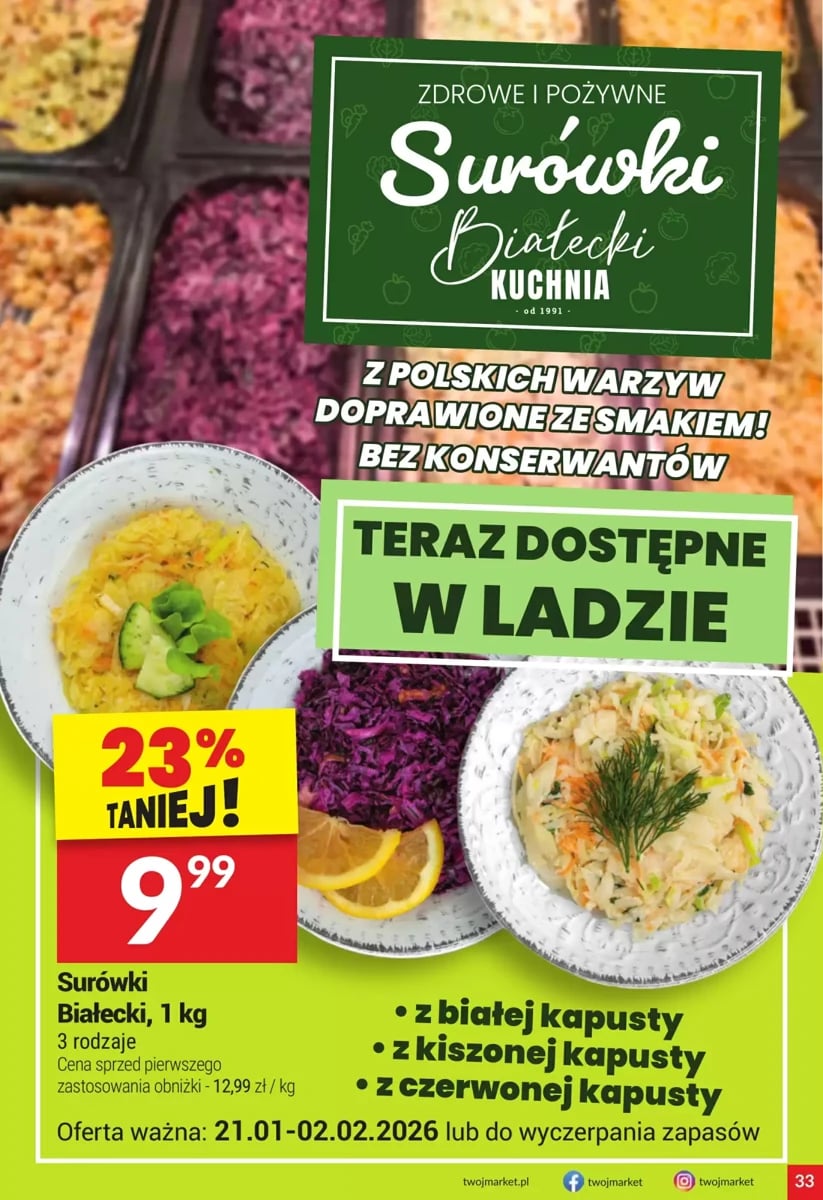Strona 33 z gazetki Twoj Market